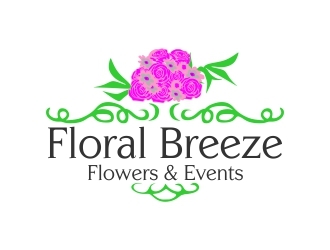 Floral Breeze Flowers & Events logo design by mckris