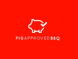 Pig Approved BBQ logo design by Loregraphic