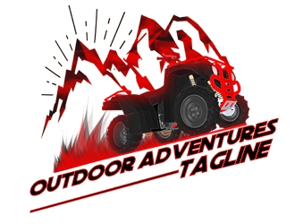 Outdoor Adventures  tagline = ( ATV Tours - Cottages- Flights ) logo design by AnasHalaibeh