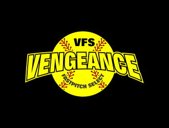 Vengeance Fastpitch Select logo design by beejo