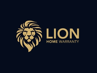 Lion Home Warranty logo design by gilkkj