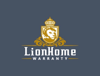 Lion Home Warranty logo design by josephope