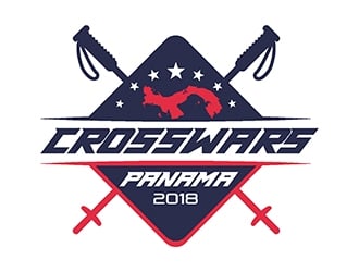 CrossWars Panama logo design by marshall