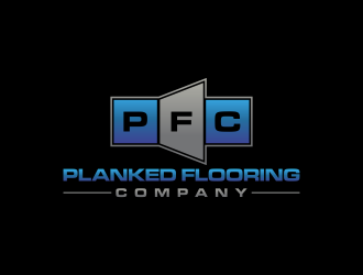 PLANKED FLOORING COMPANY logo design by RIANW