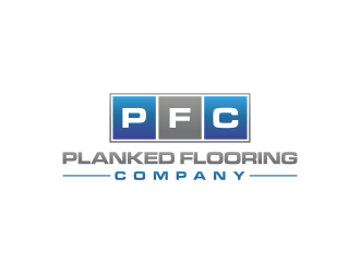 PLANKED FLOORING COMPANY logo design by RIANW