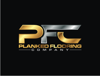 PLANKED FLOORING COMPANY logo design by agil