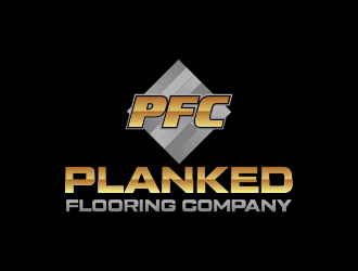 PLANKED FLOORING COMPANY logo design by beejo