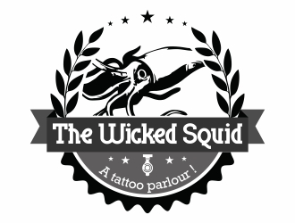 The Wicked Squid logo design by Razzi