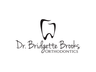 Dr. Bridgette Brooks Orthodontics  logo design by Greenlight