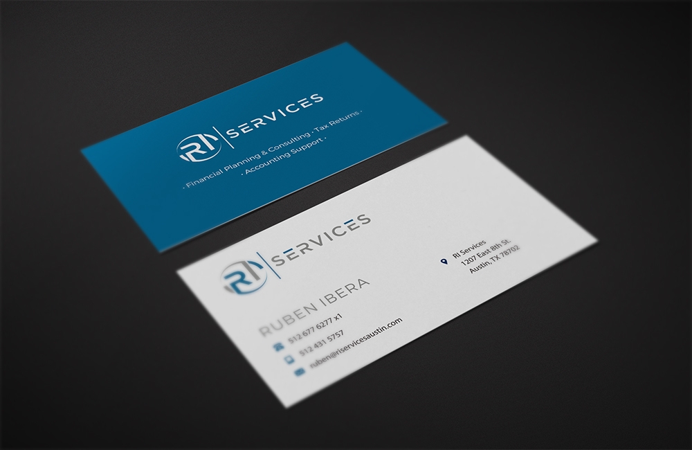 RI Services logo design by Ibrahim