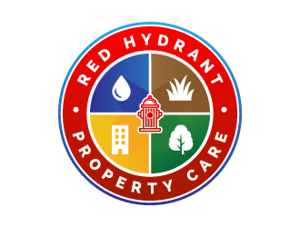 Red Hydrant Property Care logo design by shadowfax