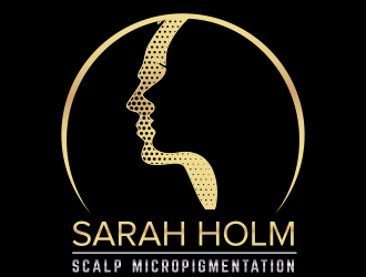 Sarah Holm    Scalp MicroPigmentation logo design by aldesign