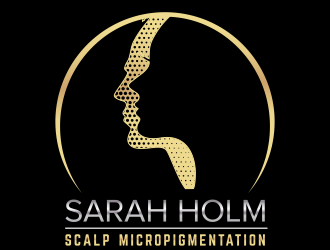 Sarah Holm    Scalp MicroPigmentation logo design by aldesign