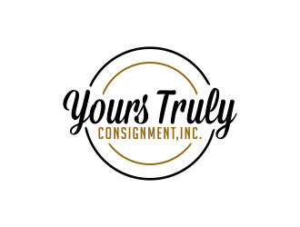 WE KNOW YOURE GONNA LOVE THIS STORE      -    20 year celebration          -    Yours Truly Consignment,Inc. logo design by imagine