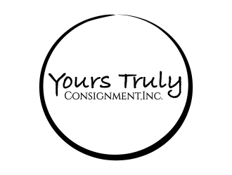 WE KNOW YOURE GONNA LOVE THIS STORE      -    20 year celebration          -    Yours Truly Consignment,Inc. logo design by Greenlight