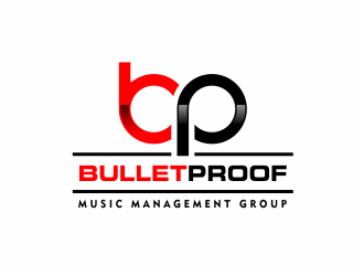 BulletProof Music Management  logo design by kimora