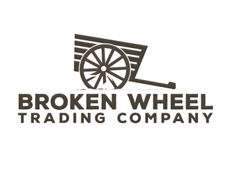 Broken Wheel Trading Company logo design by megalogos