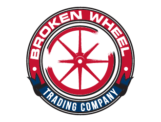 Broken Wheel Trading Company logo design by firstmove