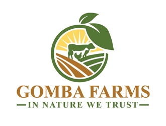 Gomba Farms logo design by Roma