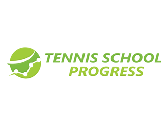 Tennisschool Progress logo design by megalogos