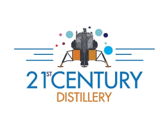 21st Century Distillery logo design by Erasedink