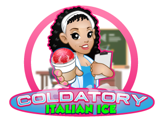 Coldatory  Italian Ice  logo design by reight