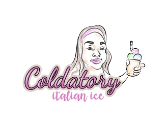 Coldatory  Italian Ice  logo design by BaneVujkov