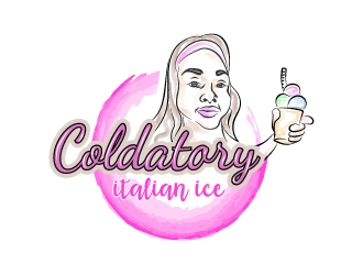 Coldatory  Italian Ice  logo design by BaneVujkov