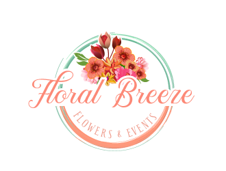 Floral Breeze Flowers & Events logo design by tec343
