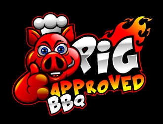 Pig Approved BBQ logo design by uttam