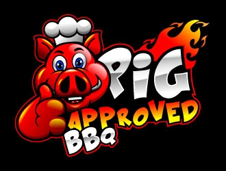 Pig Approved BBQ logo design by uttam