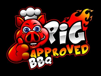 Pig Approved BBQ logo design by uttam
