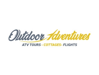 Outdoor Adventures  tagline = ( ATV Tours - Cottages- Flights ) logo design by XZen