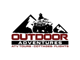Outdoor Adventures  tagline = ( ATV Tours - Cottages- Flights ) logo design by imagine