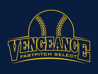 Vengeance Fastpitch Select logo design by beejo