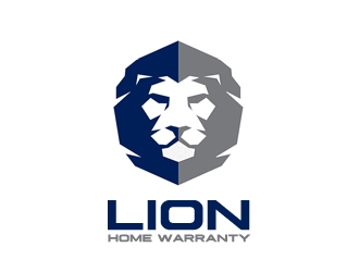 Lion Home Warranty logo design by nikkl