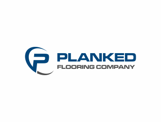 PLANKED FLOORING COMPANY logo design by Lafayate