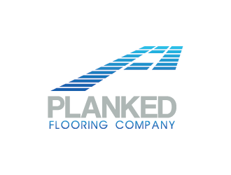 PLANKED FLOORING COMPANY logo design by czars