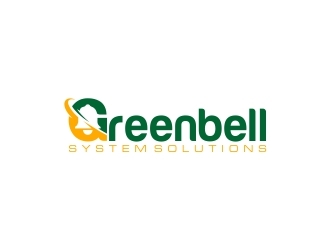 Greenbell System Solution logo design by fortunato