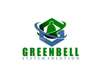 Greenbell System Solution logo design by amazing