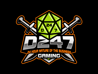 D247 Gaming logo design by jm77788