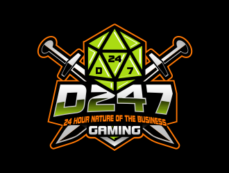 D247 Gaming logo design by jm77788