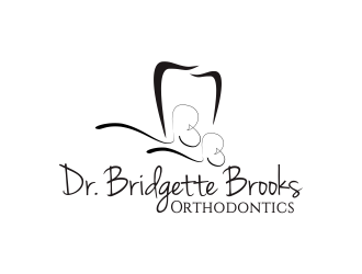 Dr. Bridgette Brooks Orthodontics  logo design by Greenlight