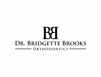 Dr. Bridgette Brooks Orthodontics  logo design by Lafayate