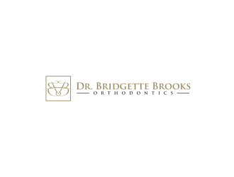 Dr. Bridgette Brooks Orthodontics  logo design by ammad