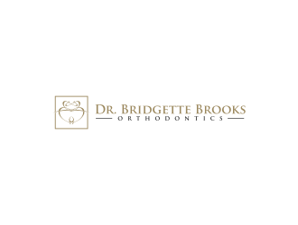 Dr. Bridgette Brooks Orthodontics  logo design by ammad