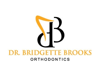 Dr. Bridgette Brooks Orthodontics  logo design by XZen