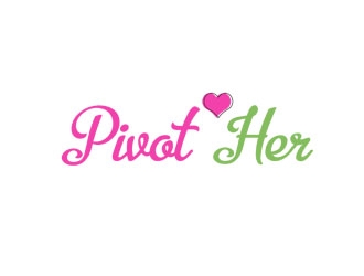 Pivot Her or PivotHer logo design by zluvig