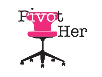 Pivot Her or PivotHer logo design by not2shabby