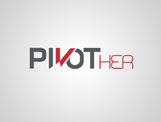 Pivot Her or PivotHer logo design by 69degrees